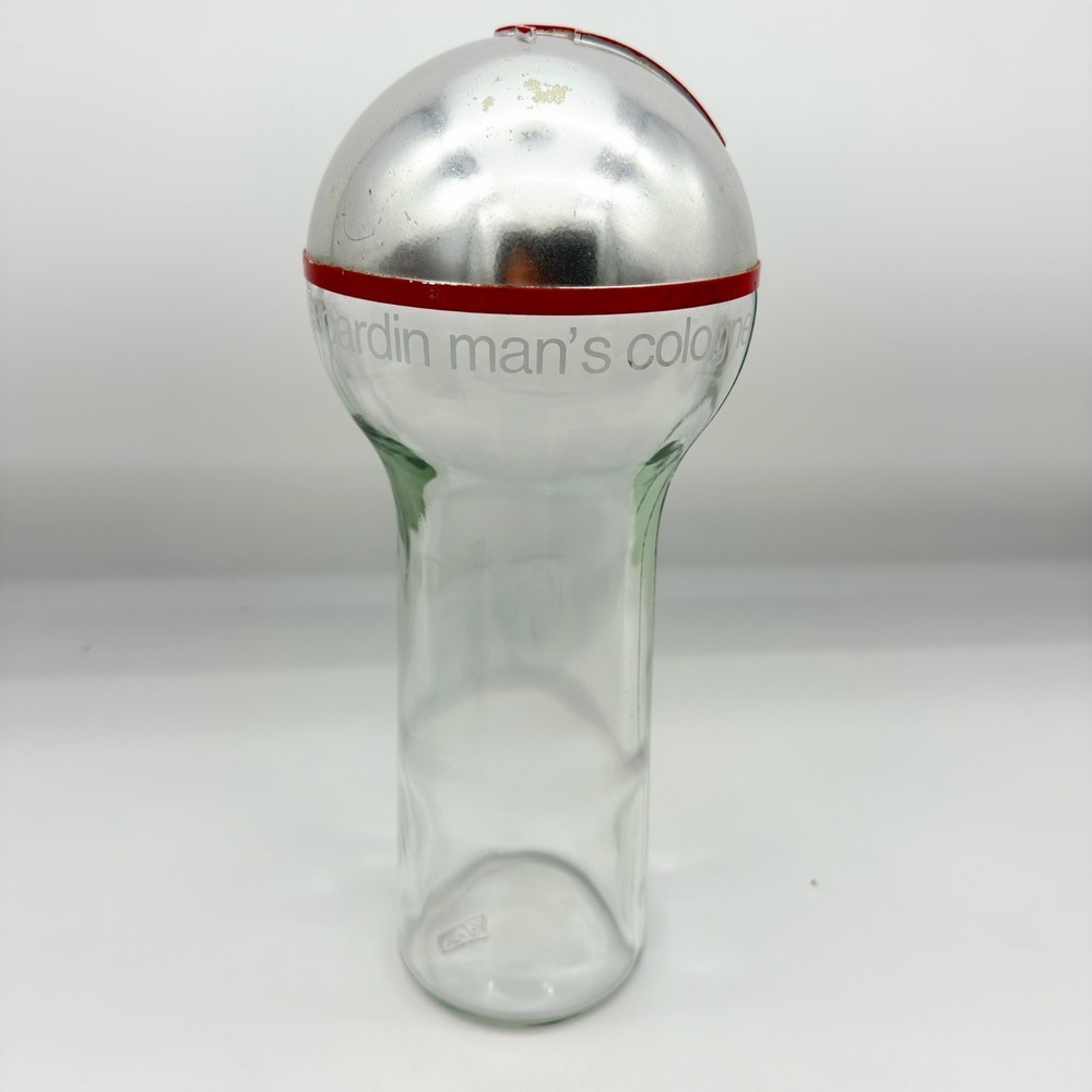 Pierre Cardin Man's Cologne Giant Factice Bottle 14" SAV‎ France Glass Mod RARE